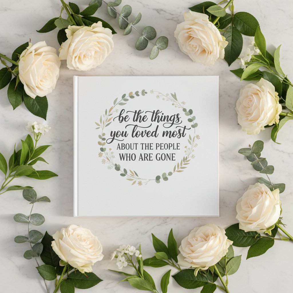 Keepsake Book - Flat Lay